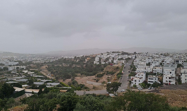 Bodrum'u toz tabakası kapladı