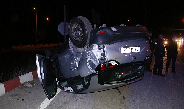 Burdur'da kaza; 1 yaralı