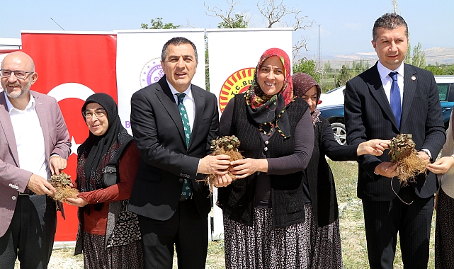 Burdur'da çiftçilere çilek fidesi dağıtıldı