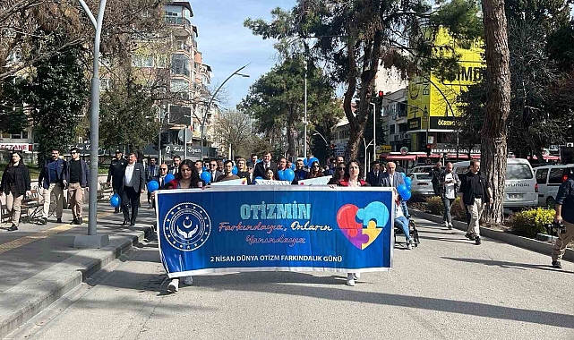 Burdur'da, Dünya Otizm Farkındalık Günü