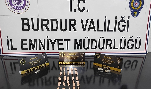 Burdur'da uyuşturucu operasyonuna 2 tutuklama