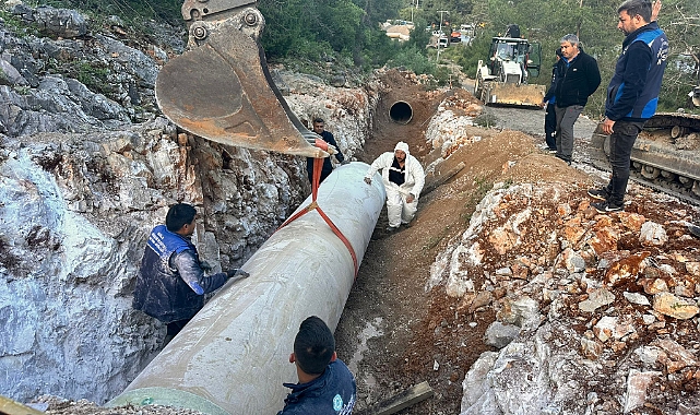 DSİ'den Bodrum'da patlayan ana isale hattıyla ilgili açıklama