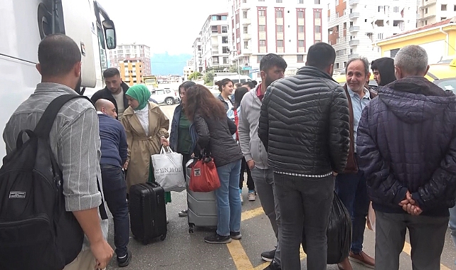 Hatay otogarında bayram yoğunluğu