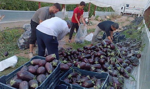 İsraf olacak ürünleri bağışladılar
