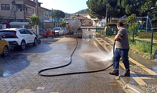 Marmaris'te 9 günde toplam 1679 ton atık toplandı