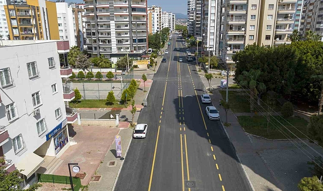 Mersin'de yollar yenileniyor