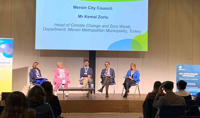 Mersin'in 'Kıyı Ekosistemlerinin Restorasyonu' çalışmaları Barcelona'da tanıtıldı