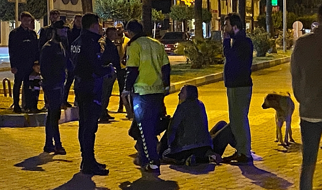 Motorsikletler kaza yaptı