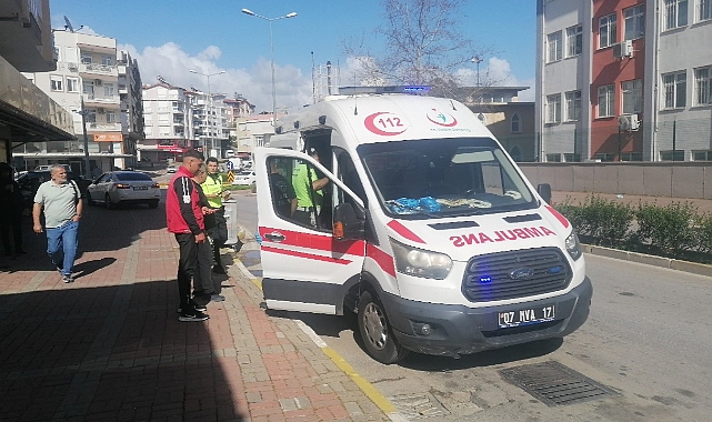 Motosiklet sürücüsü ölümden döndü