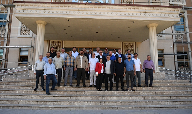 Muhtarlardan hayırlı olsun ziyareti