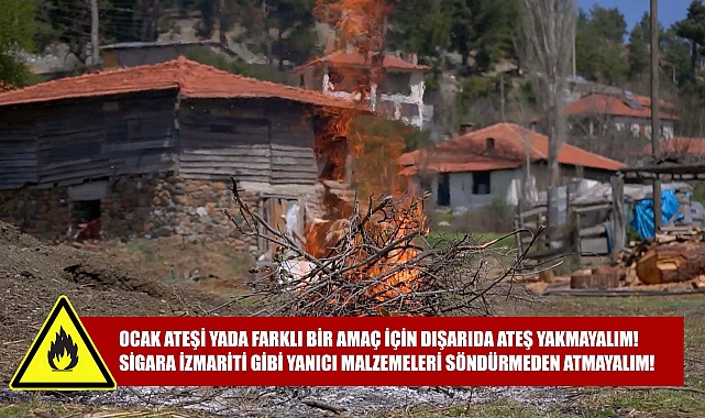 Orman yangınlarına karşı alınması gereken tedbirler filmde