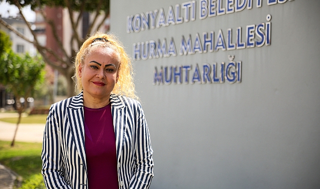 Seçmene söz verdi, ilk kadın muhtar oldu