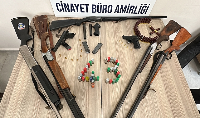 Silah kaçakçılarına operasyon; 6 gözaltı