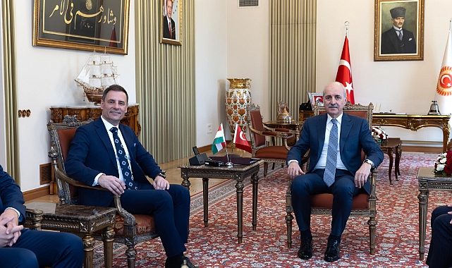 TBMM Başkanı Kurtulmuş, Macaristan Adalet Bakanı Tuzson’u kabul etti