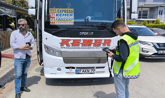 Toplu taşıma araçlarına jandarmadan sivil denetim