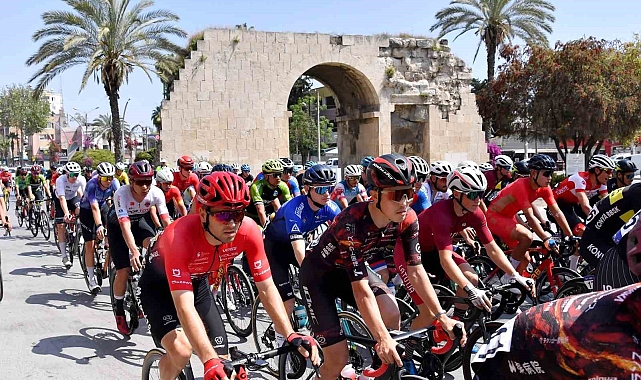 Tour of Mersin Uluslararası Bisiklet Turu'nun üçüncü etabı tamamlandı