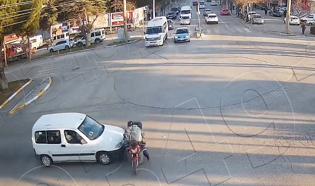 Trafik kazaları KGYS kameralarına yansıdı