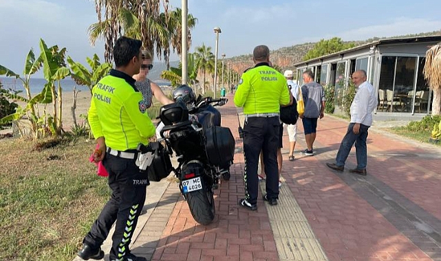 Yürüyüş yolunda bisiklet ve motosiklet kullananlara taviz yok