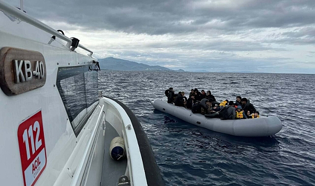47 düzensiz göçmen kurtarıldı