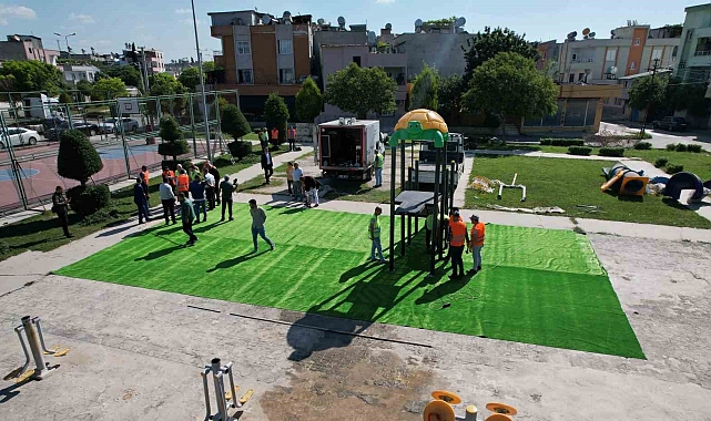 Akdeniz'de parklar yenileniyor