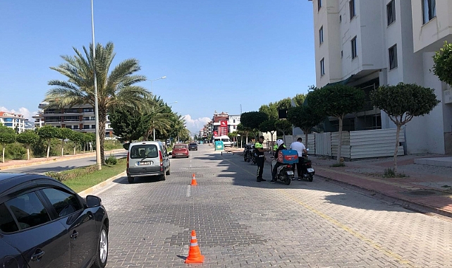 Alanya’da 10 araca trafikten men cezası