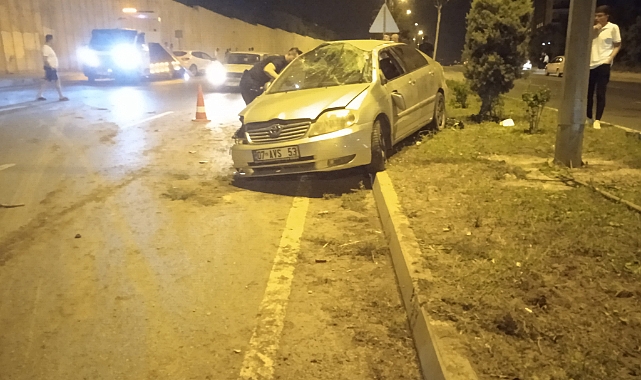 Alanya’da iki otomobil çarpıştı: 1 yaralı
