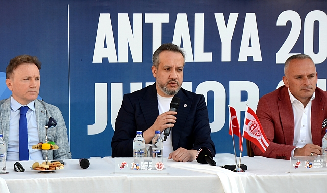 Antalya Dünya Çocuklar Kupası'nın tanıtımı yapıldı