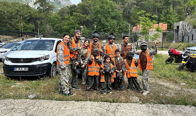 Antalya Magic Moto üyeleri, Paintball Etkinliği Düzenledi