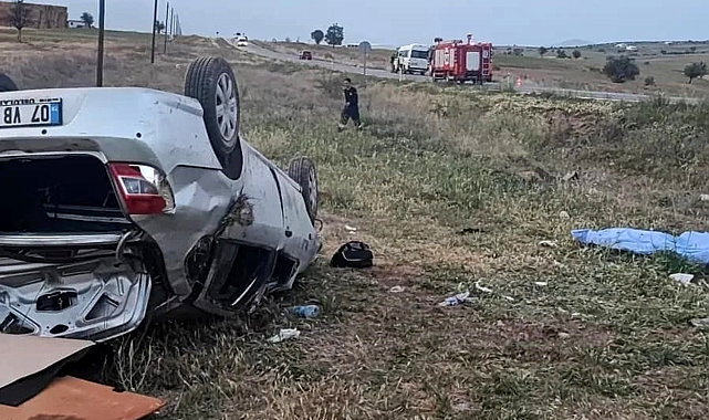Antalya'da otomobil, takla attı: 2 ölü, 3 yaralı