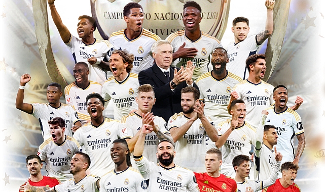Arda Güler'li Real Madrid, La Liga'da 36'ncı şampiyonluğuna ulaştı