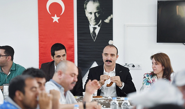 Başkan Kotan, işçi bayramı sabahında güne işçilerle başladı