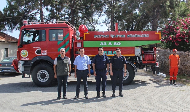 Bozyazı'da orman yangınlarıyla mücadele toplantısı yapıldı