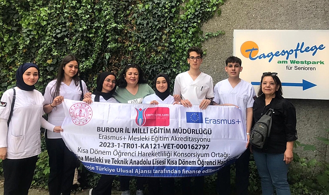 Burdurlu öğrenciler Almanya'da