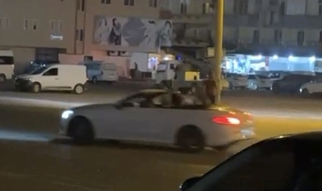 Drift yapan sürücüye ceza