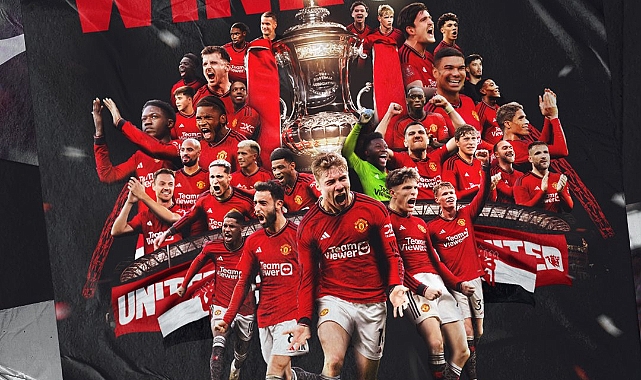 FA Cup'ta şampiyon Manchester United