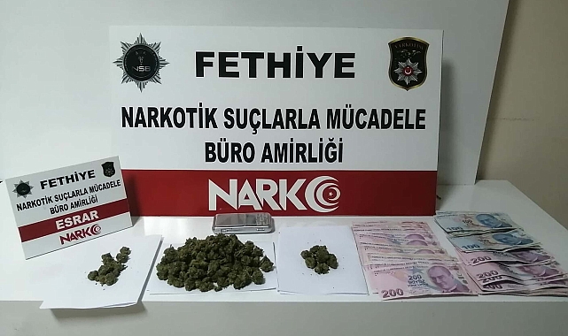 Fethiye'de uyuşturucuya 3 tutuklama