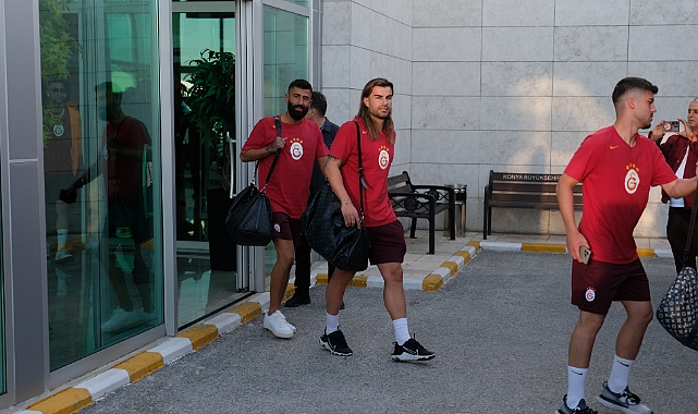 Galatasaray kafilesi, Konya'da