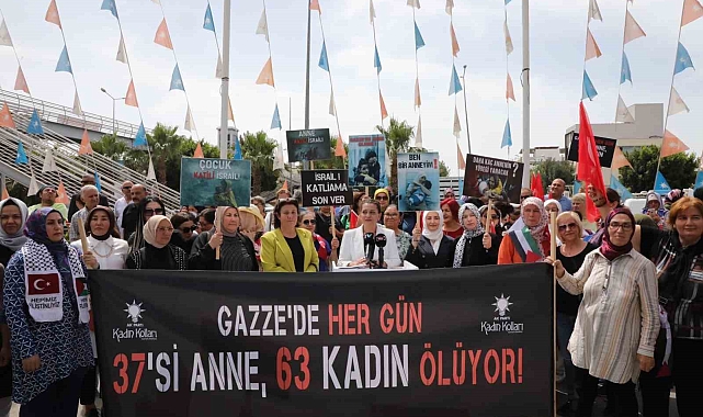 Gazzeli annelere destek için toplandılar