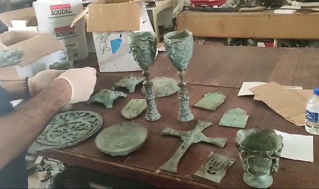 ikisi heykel 74 parça tarihi eser ele geçirildi