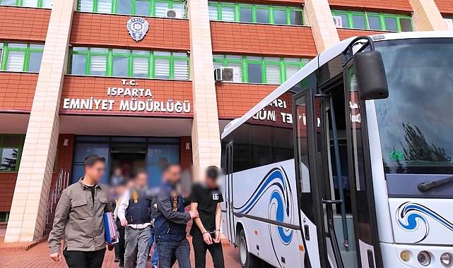 Isparta merkezli dolandırıcılık operasyonuna 6 tutuklama