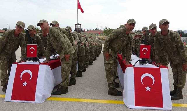 Isparta'da 169 sözleşmeli er yemin etti