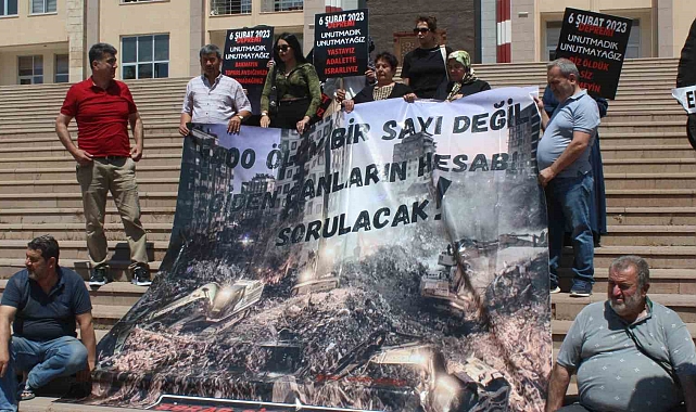 Kahramanmaraş'ta Güvenç Apartmanı'nda yakınlarını kaybedenler 'adalet' istedi