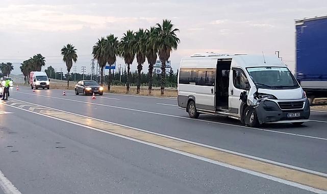 Kamyonetin çarptığı baba öldü, oğlu yaralı