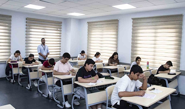 LGS'ye hazırlanan öğrencilere prova sınavı yapıldı