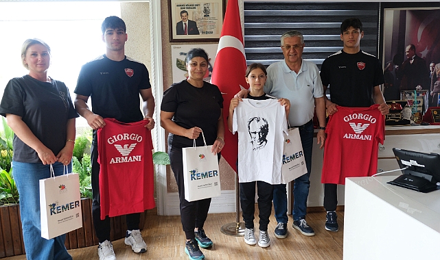 Milli takıma seçilen judoculardan Başkan Topaloğlu’na ziyaret