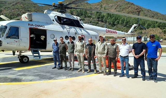 Muğla'da yangın söndürme helikopteri ve uçağı göreve başladı