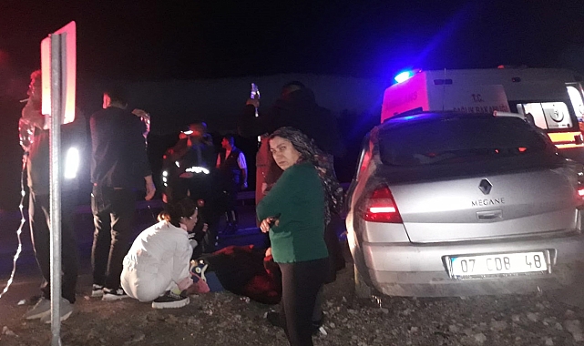 Otomobil takla attı: 5 yaralı
