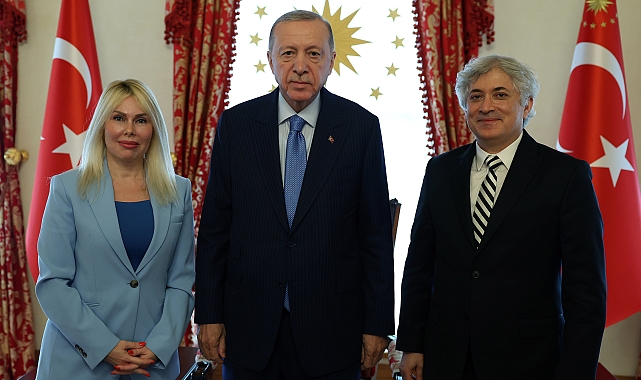 Özkan çifti, Cumhurbaşkanı Erdoğan'la görüştü