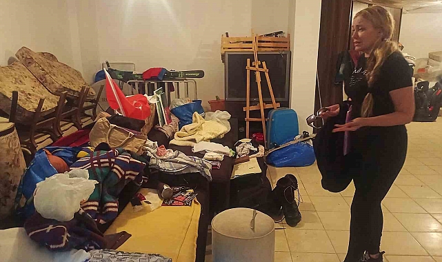 Rus ev sahibi, kiracısını çıkaramayınca aynı binanın deposunda yaşamaya başladı