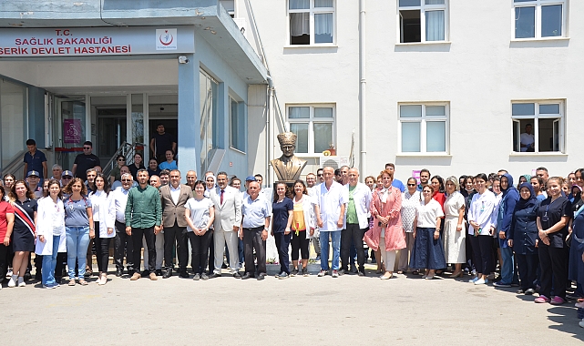 Serik Devlet Hastanesi'ne Atatürk büstü ve mescit